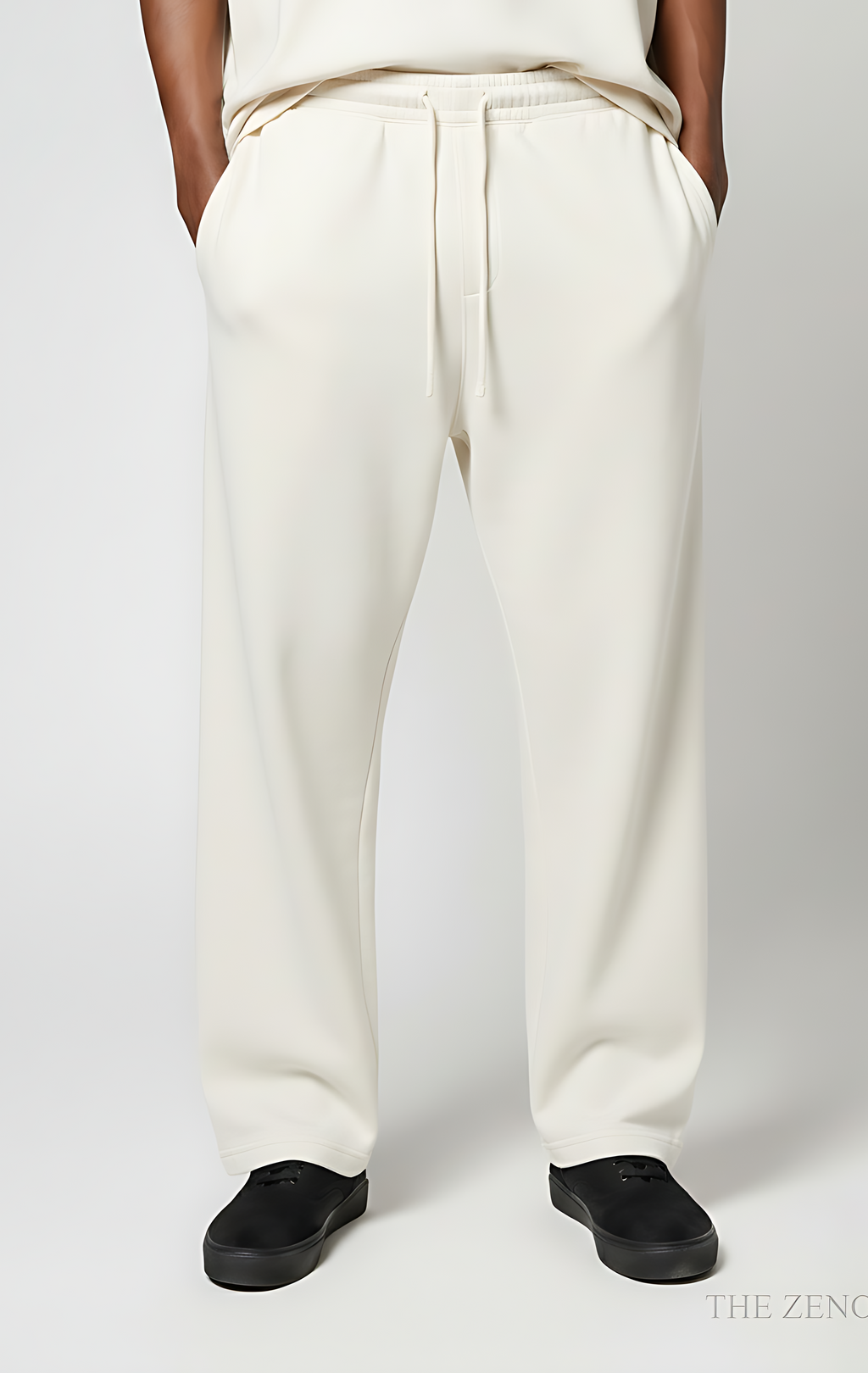 Zenobia Unisex Premium Plain Terry Sweatpants – Relaxed Fit