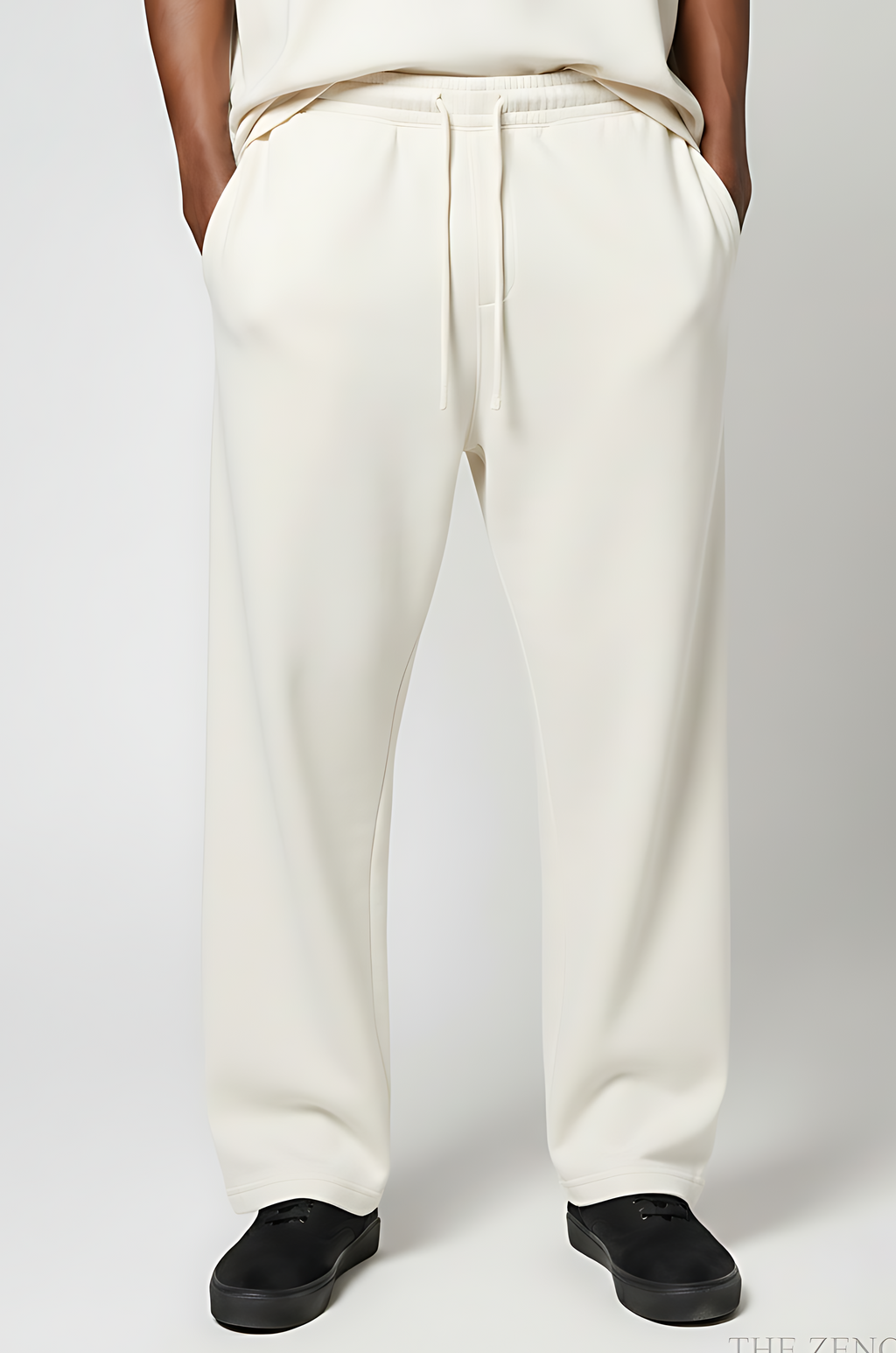 Zenobia Unisex Premium Plain Terry Sweatpants – Relaxed Fit