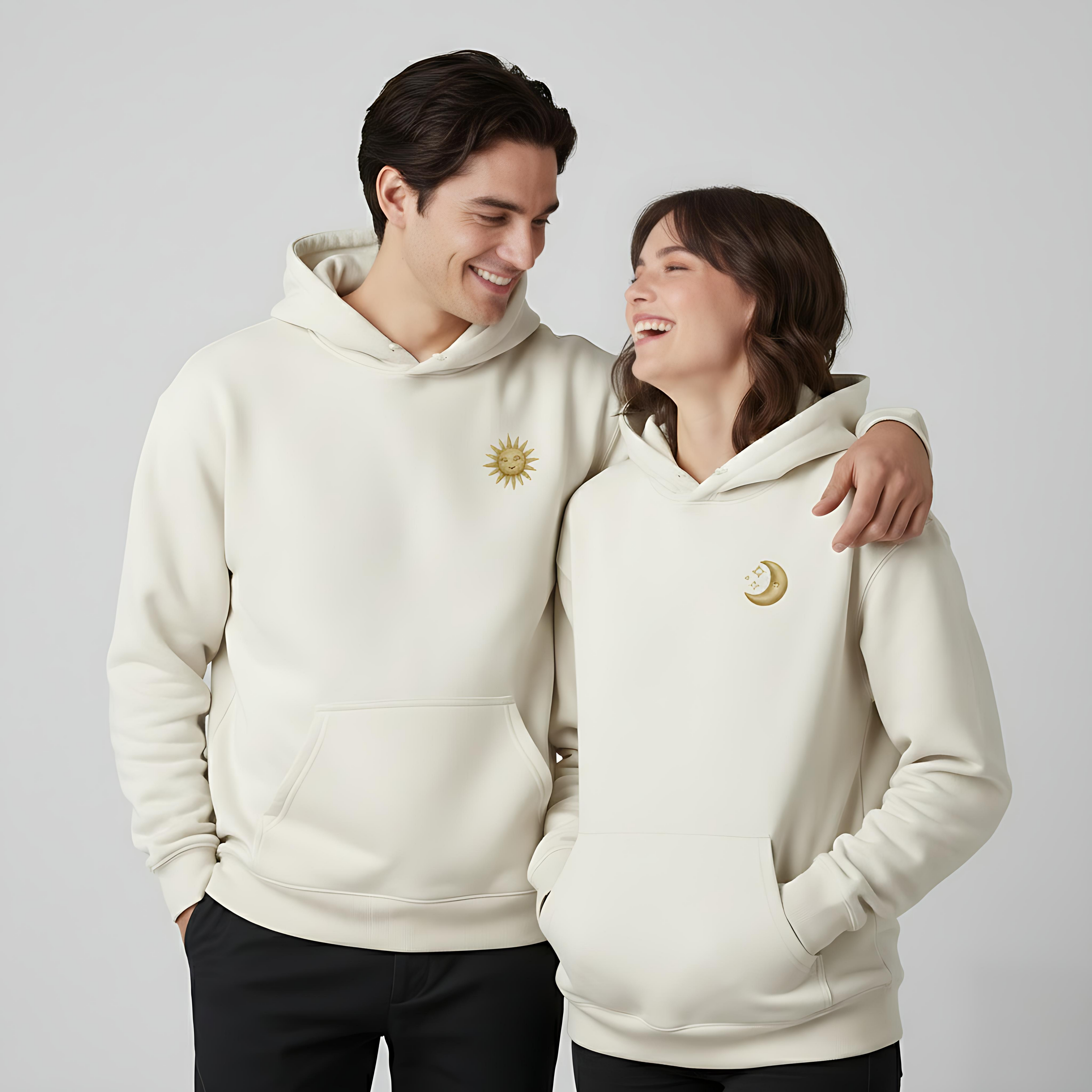 SUNSTRUCK – The Golden Glow Couple Hoodie (Embroidery)