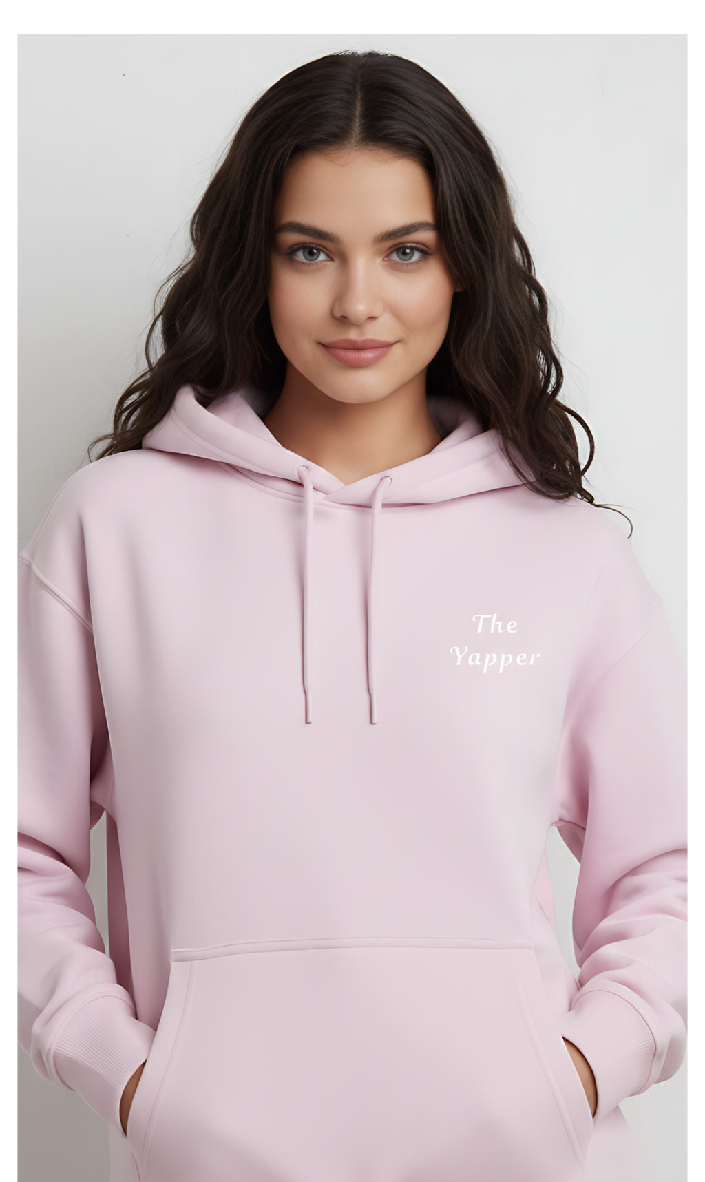 The Yapper- Pair Hoodie for “The Listener” Couple Set (Baby Pink Embroidery)