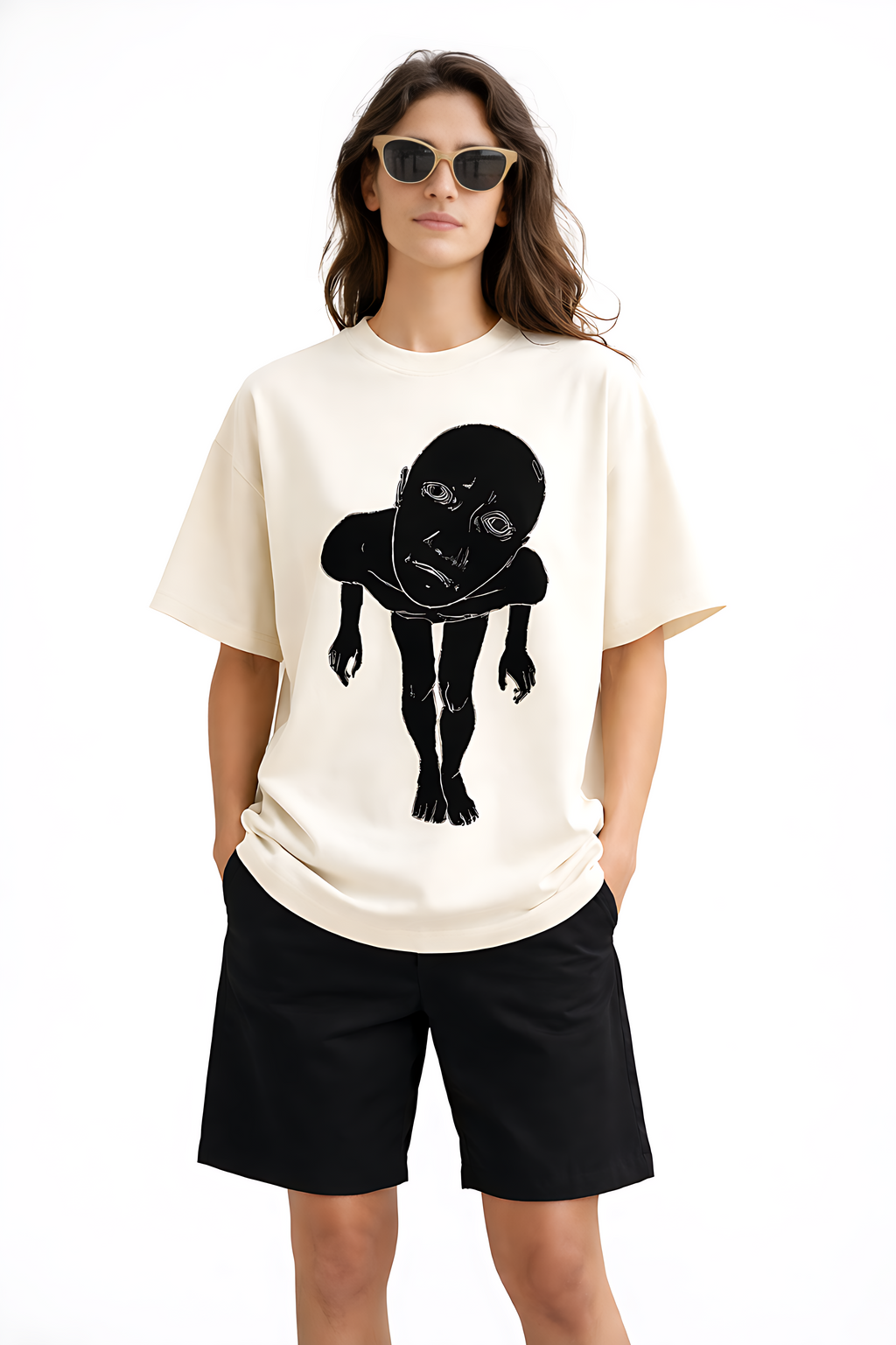 Gothic Graphic Oversized T-Shirt