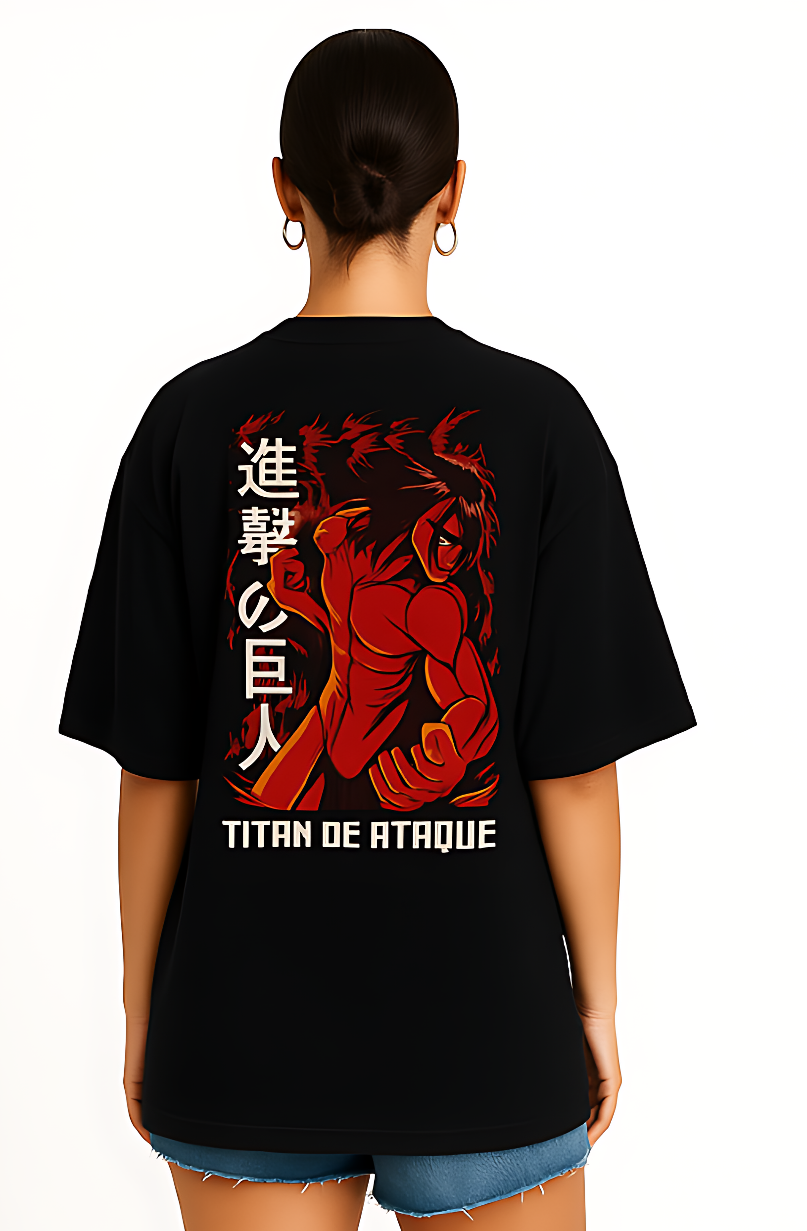 “Attack Titan Unleashed” Unisex Oversized T-Shirt