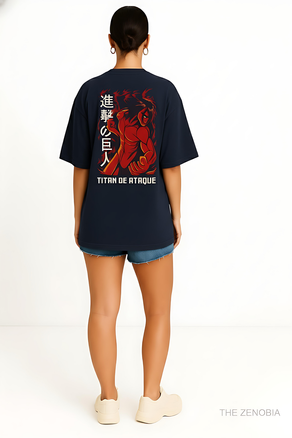 “Attack Titan Unleashed” Unisex Oversized T-Shirt