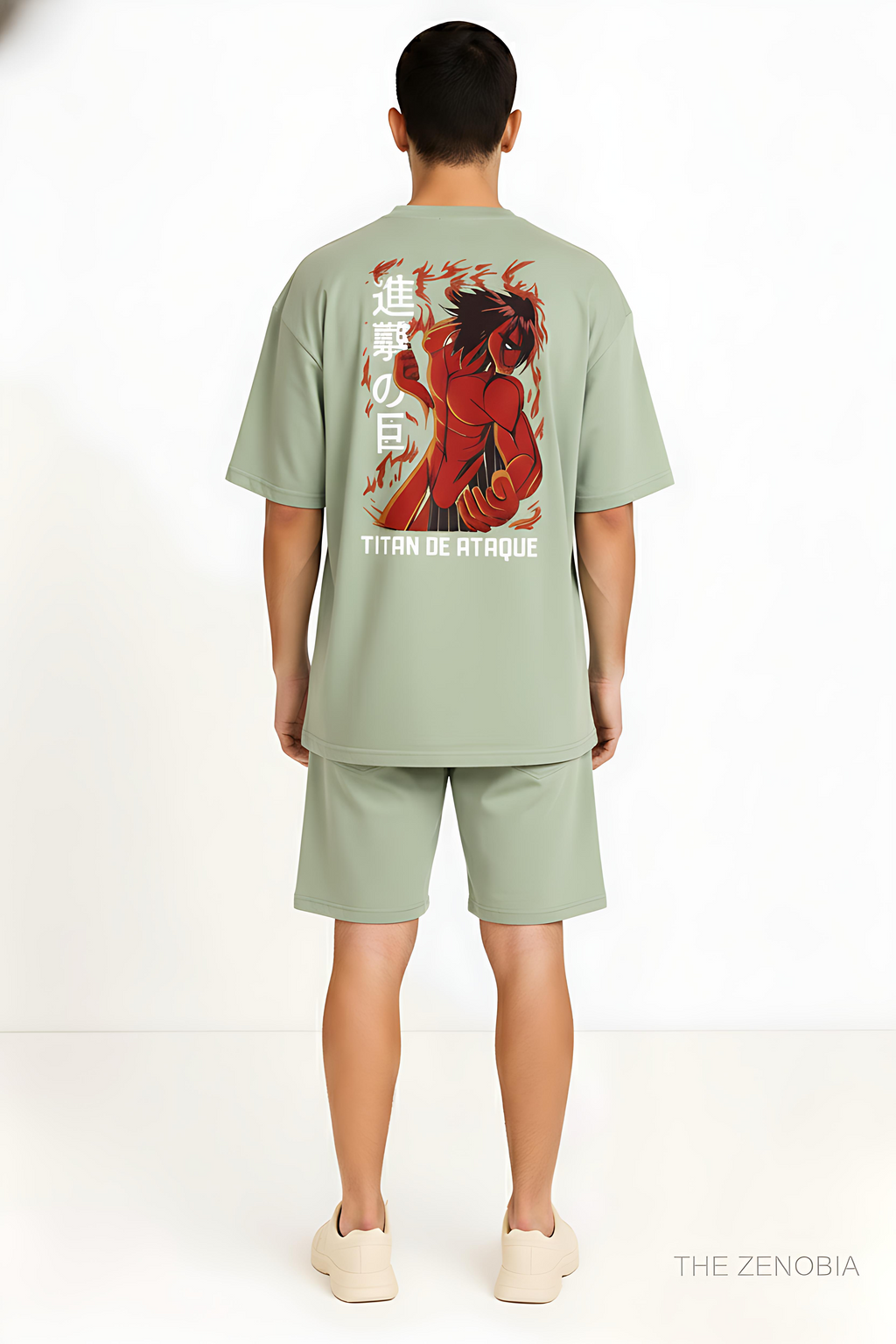 “Attack Titan Unleashed” Unisex Oversized T-Shirt