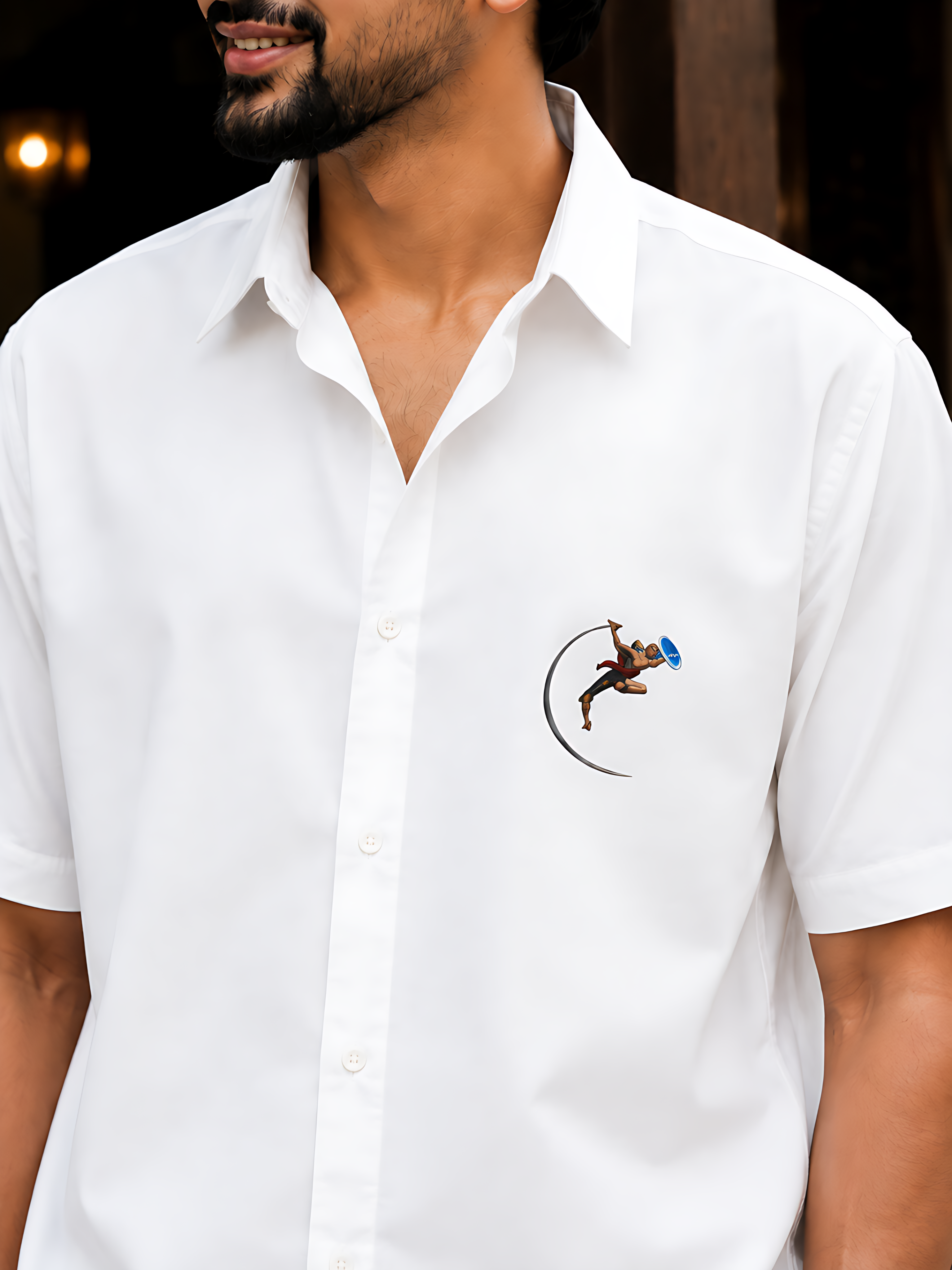Kalaripayattu Oversized Shirt – Kerala Martial Art Graphic