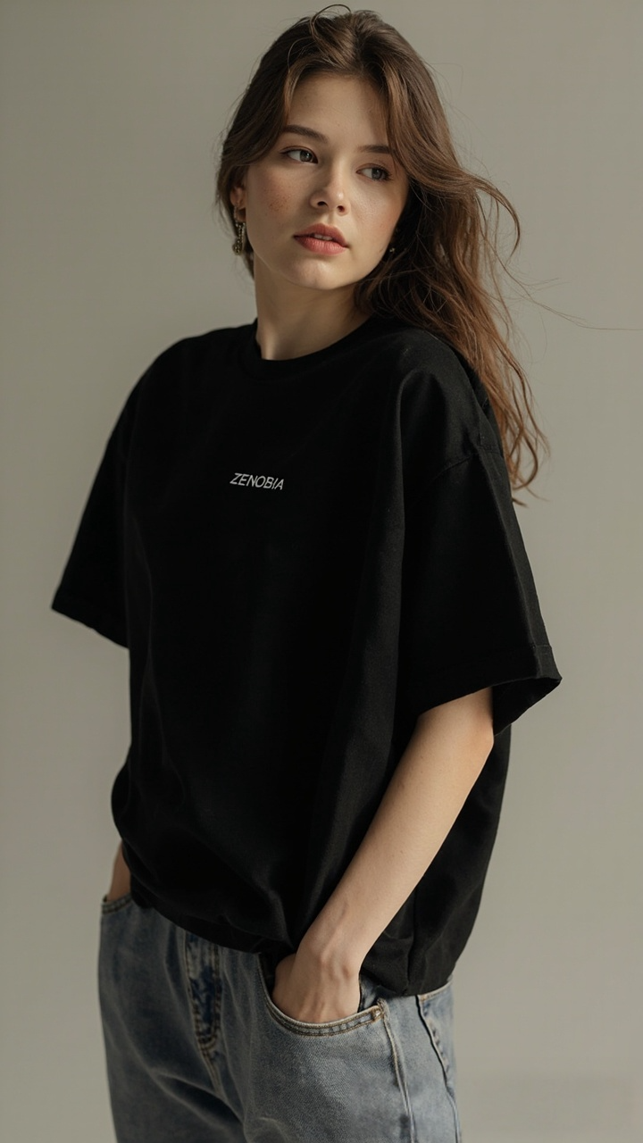 Crimson Judgment Street Oversized Tee