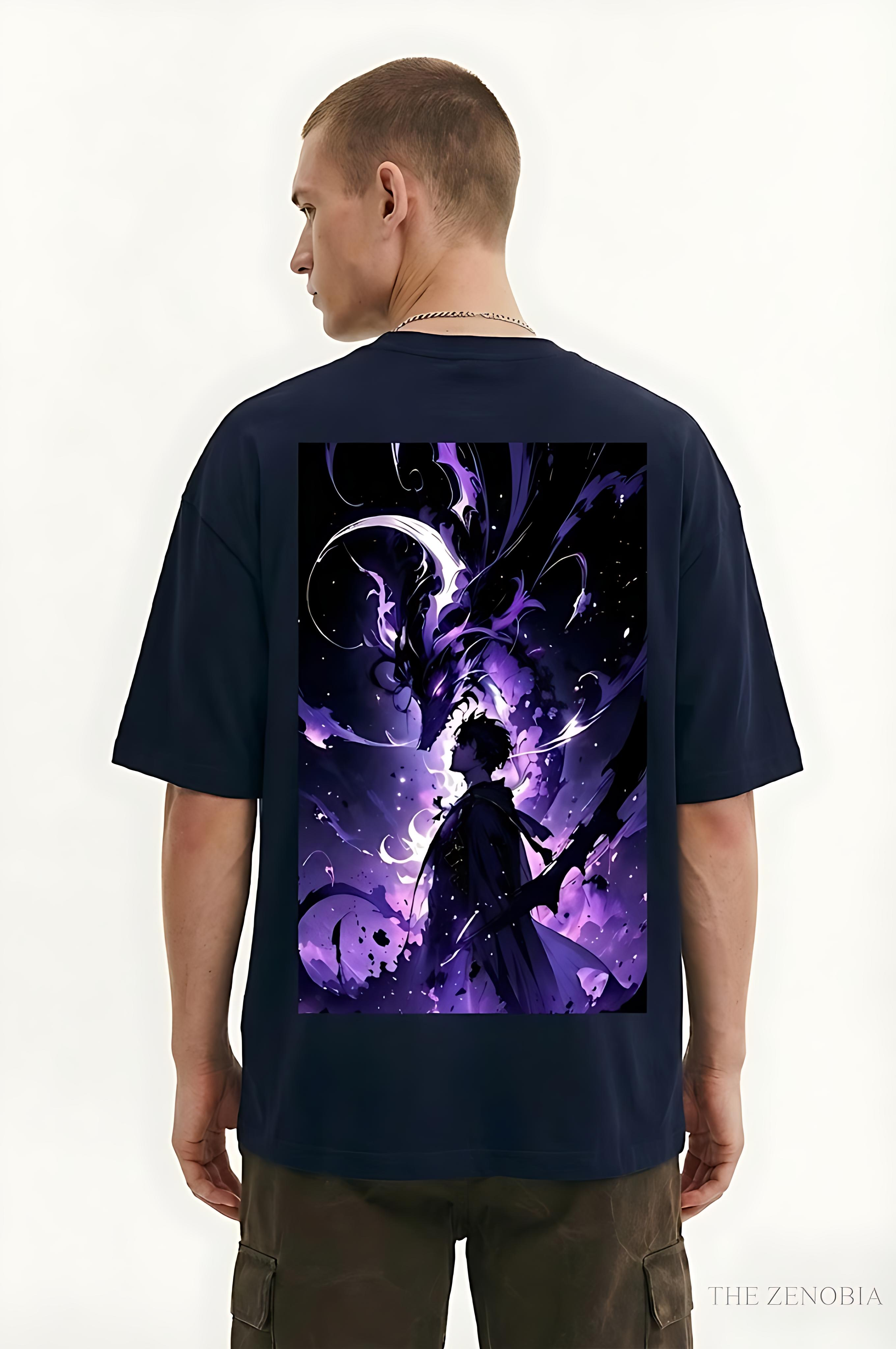 Sung Jin Woo Dragon Ascension Oversized T Shirt - Oversized sung jung woo T-Shirt